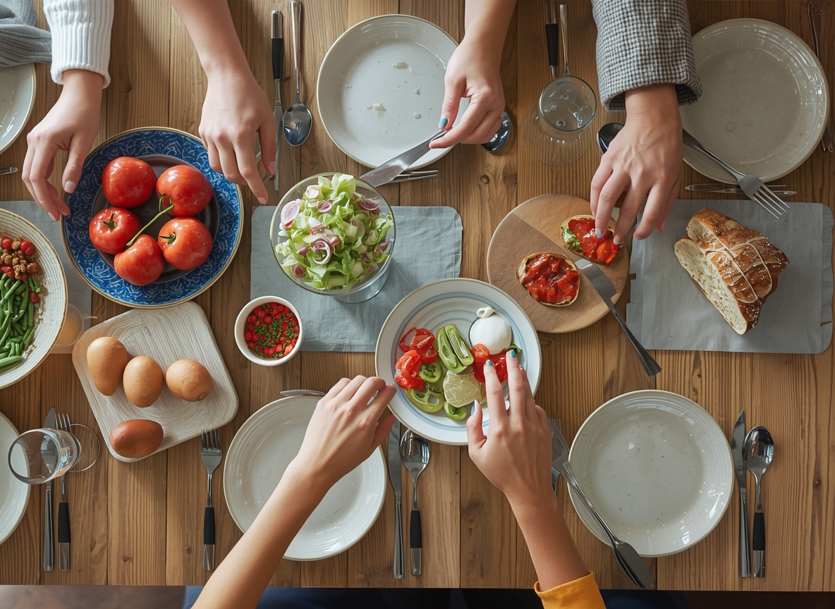 Soft abstract illustration with calm gradients suggesting balance